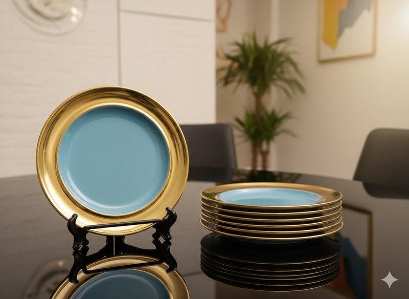 مواعين من الملون الشعاعي