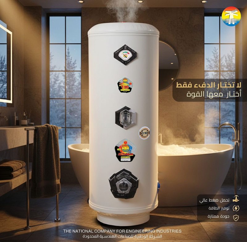 سخان الطحان ١٢٠لتر فوم 2 ملم