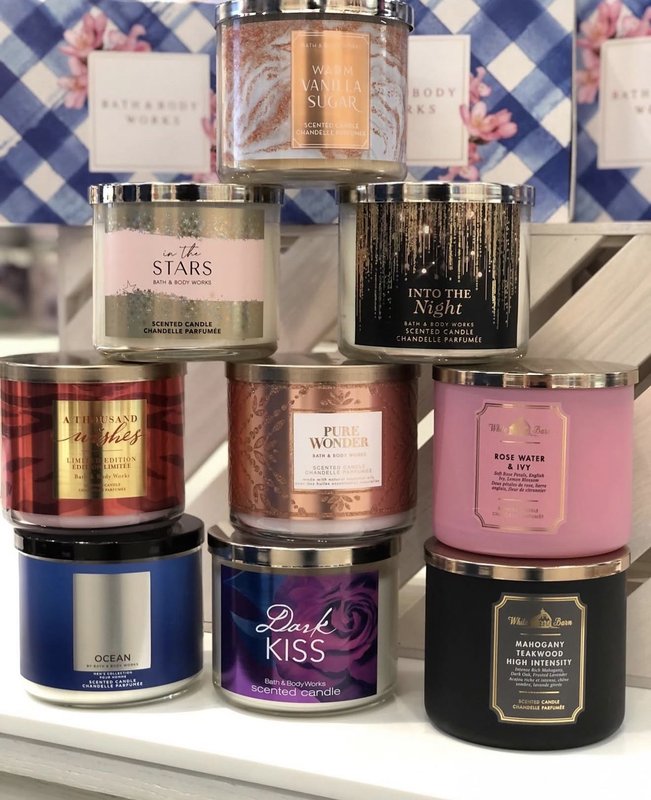 باث اند بودي | Bath & Body Works 3 Wick Candle - 411g وركس شمعة معطرة بثلاث فتائل - 411 غرام 