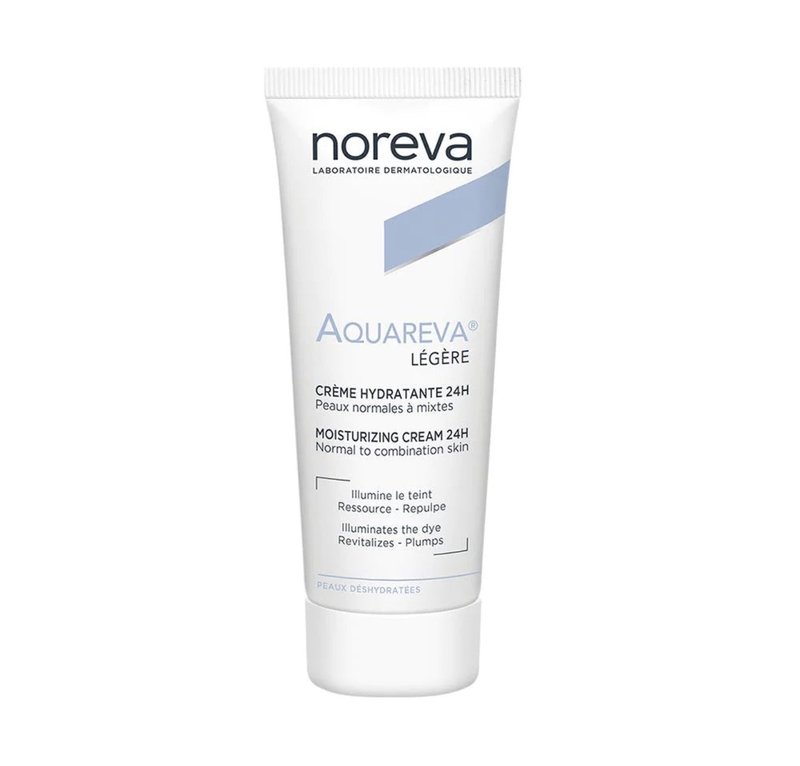 Noreva Aquareva Creme Hydratante 24H Texture Legere - 40ml نوريفا كريم مرطب للوجه للبشرة العادية والمختلطة - 40 مل.