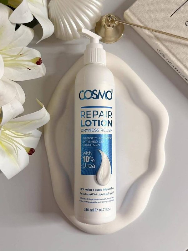 لوشن كوزمو ريبير (Cosmo Repair Lotion) بتركيز 10% يوريا. 
