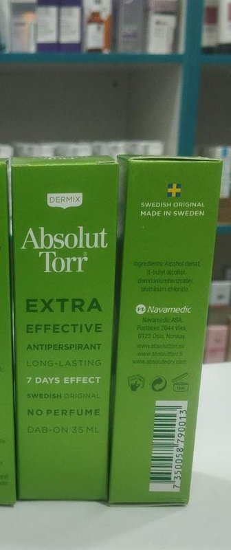 مضاد التعرق السويدي الاصلي أبسلوت تور (Absolut Torr)