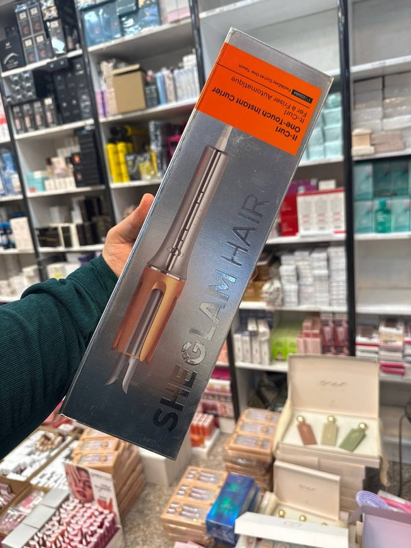 جهاز تجعيد الشعر الفوري من شيكلام الاصلي  (SHEGLAM Hair It-Curl One-Touch Instant Curler). 