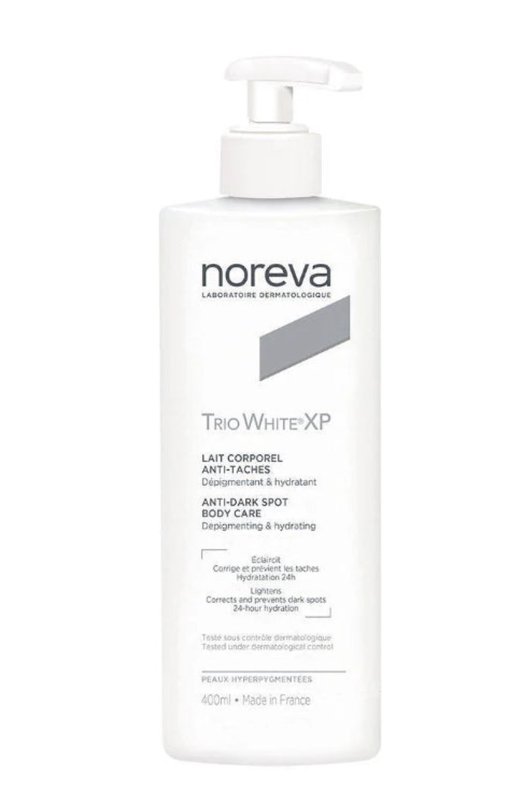 noreva Trio White XP lait corporel anti-taches - 400ml نوريفا حليب مرطب و مفتح للجسم و التصبغات - 400 مل. 