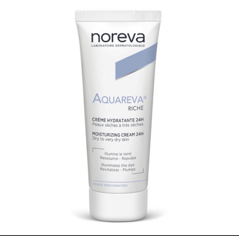 Noreva Aquareva Riche  Cream   نوريفا كريم مرطب | Dry    Skin -  لمدة 24 ساعة للبشرة الجافة الى الجافة جداً - 40 مل 